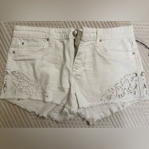 Joe’s Jeans White Lace Trim Women Shorts